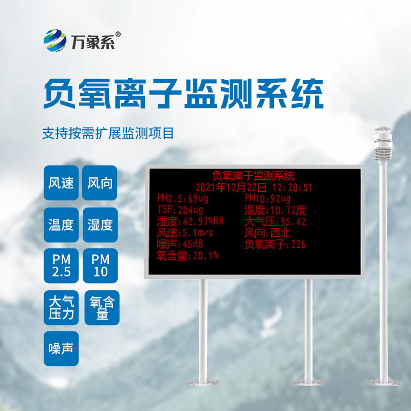 大氣負(fù)氧離子監(jiān)測(cè)系統(tǒng)