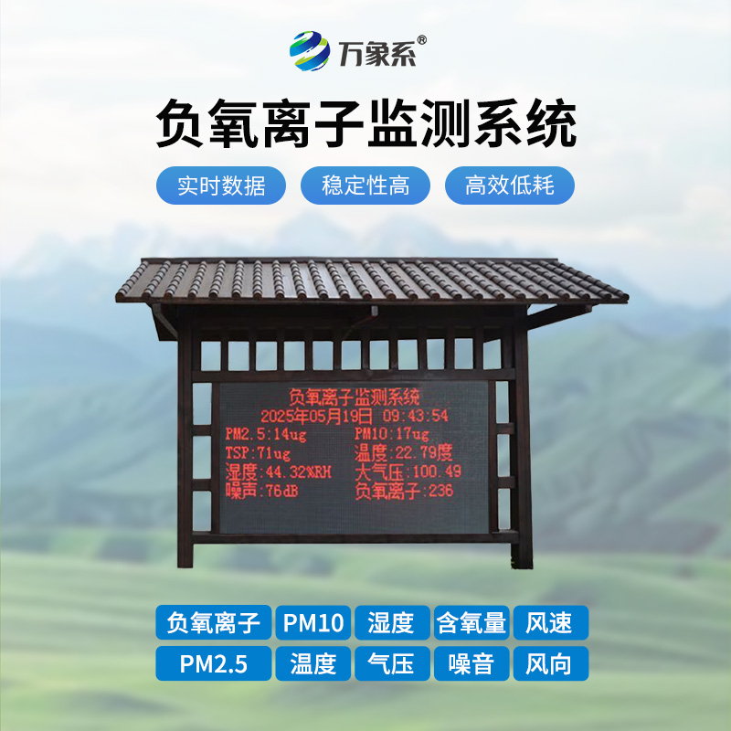 景區(qū)負(fù)氧離子監(jiān)測儀器